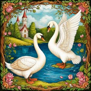Дикие лебеди сказка Андерсена