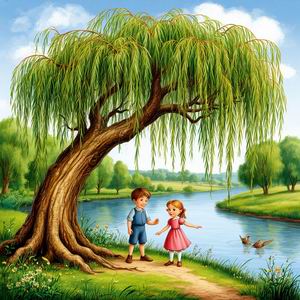 Андерсен сказка Под ивою